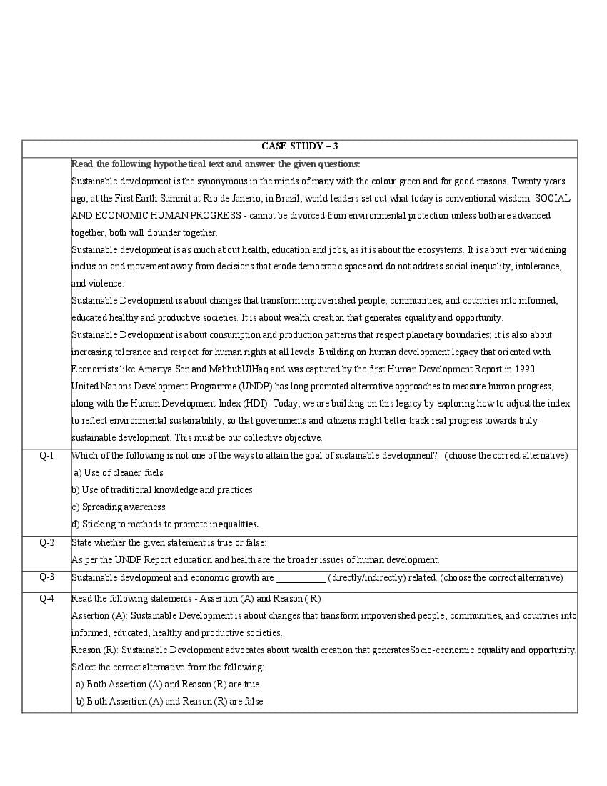 CBSE Class 12 Economics Question Bank (PDF) – Official CBSE Question Bank