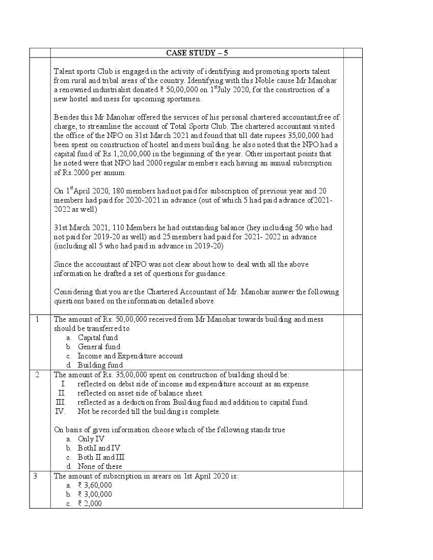 CBSE Class 12 Accountancy Question Bank (PDF) – Official CBSE Question Bank