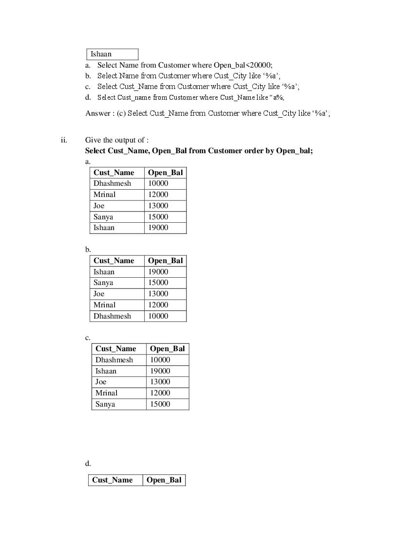 CBSE Class 12 Informatics Practices Question Bank (PDF) – Official CBSE Question Bank