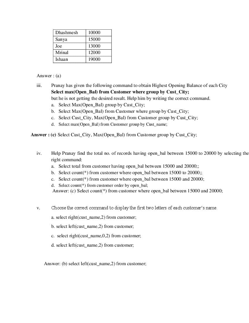 CBSE Class 12 Informatics Practices Question Bank (PDF) – Official CBSE Question Bank
