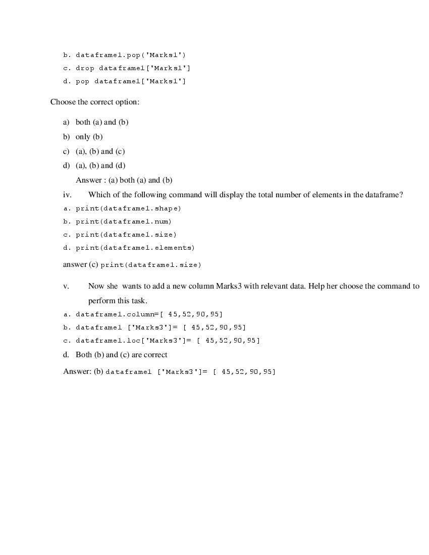 CBSE Class 12 Informatics Practices Question Bank (PDF) – Official CBSE Question Bank