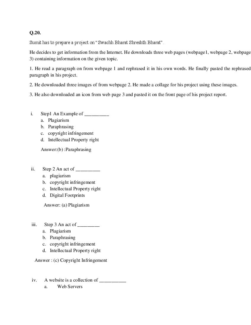 CBSE Class 12 Informatics Practices Question Bank (PDF) – Official CBSE Question Bank