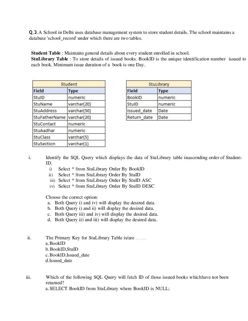 CBSE Class 12 Informatics Practices Question Bank (PDF) – Official CBSE Question Bank