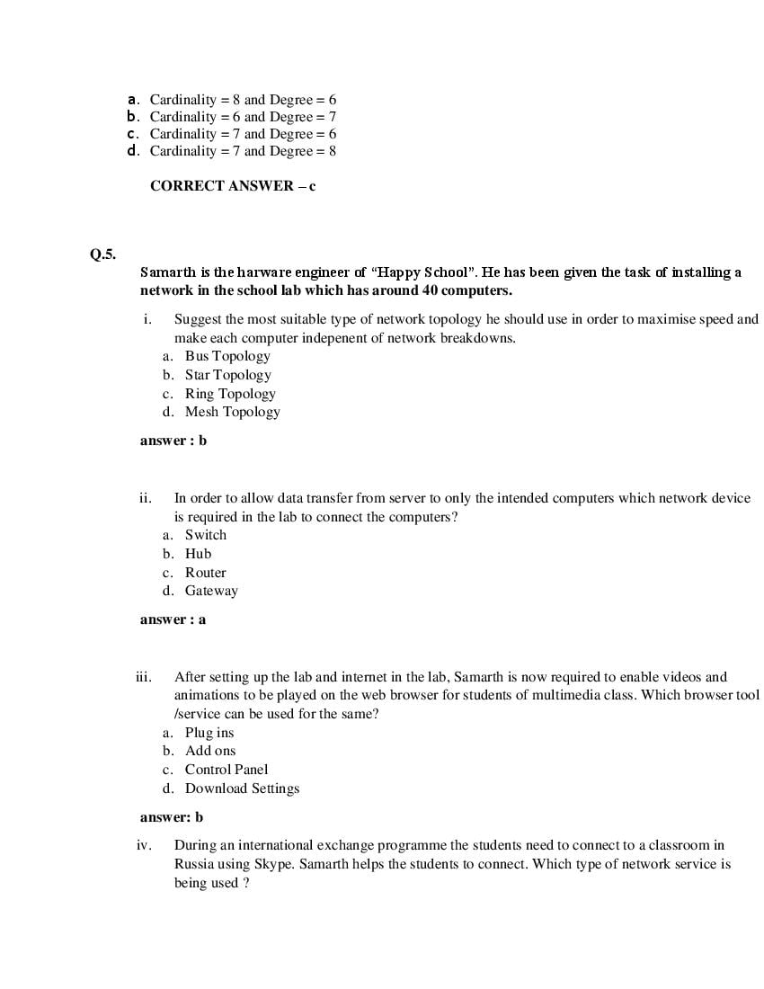 CBSE Class 12 Informatics Practices Question Bank (PDF) – Official CBSE Question Bank
