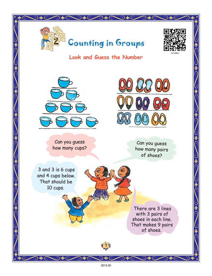 NCERT Book Class 2 Maths Chapter 2 Counting in Groups - Page 1