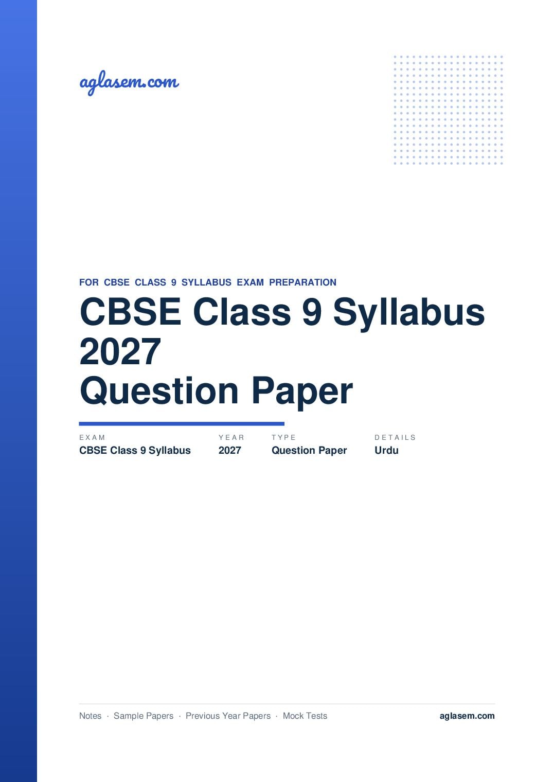 CBSE Class 9 Syllabus 2027 Urdu - Page 1 of 21