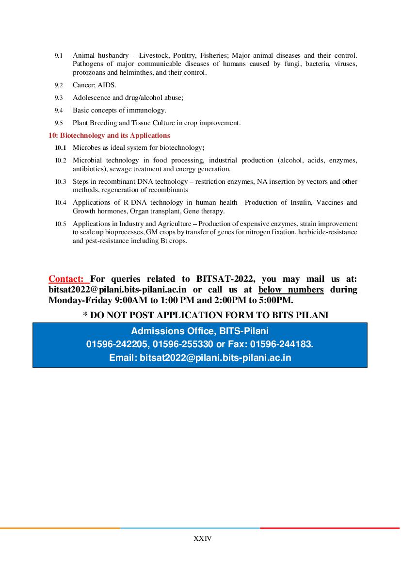 BITSAT Syllabus 2023 (PDF Download) - Check Section-Wise Topics