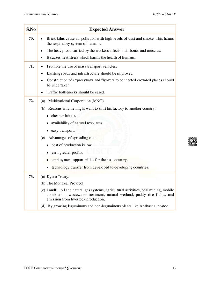 icse class 10 2025 competency based questions