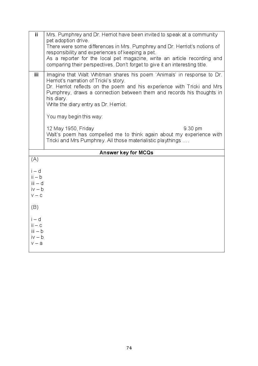 CBSE Class 10 English Question Bank (PDF) – Official CBSE Question Bank