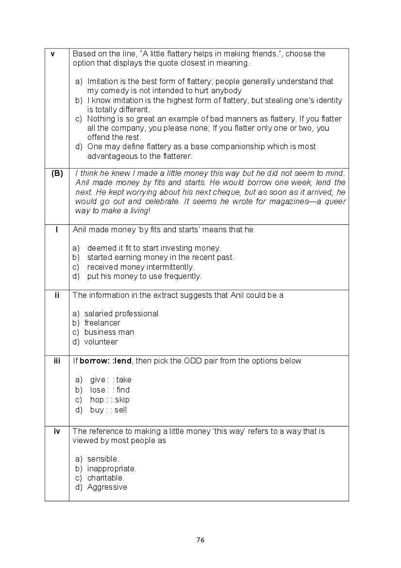 CBSE Class 10 English Question Bank (PDF) – Official CBSE Question Bank