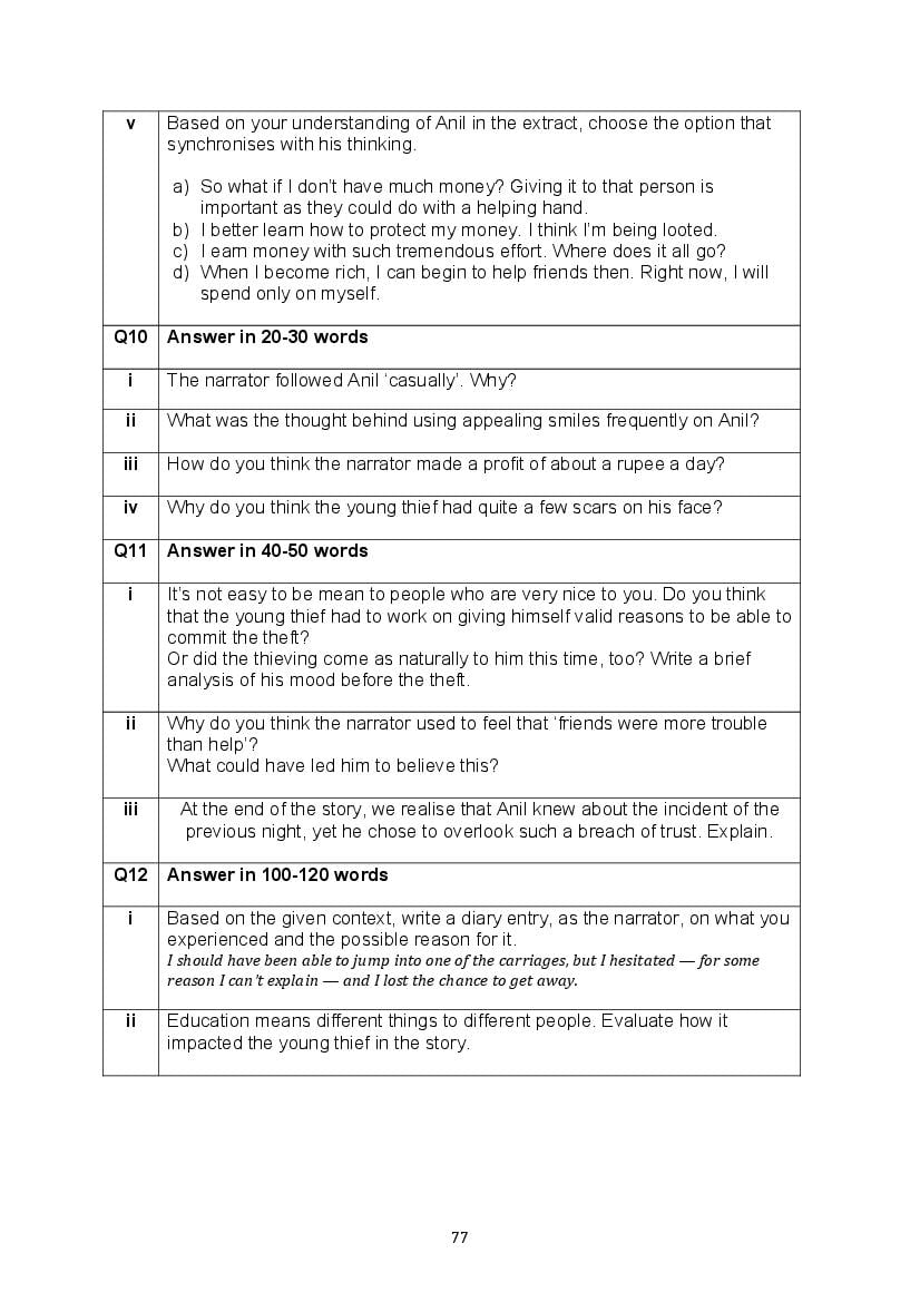 CBSE Class 10 English Question Bank (PDF) – Official CBSE Question Bank