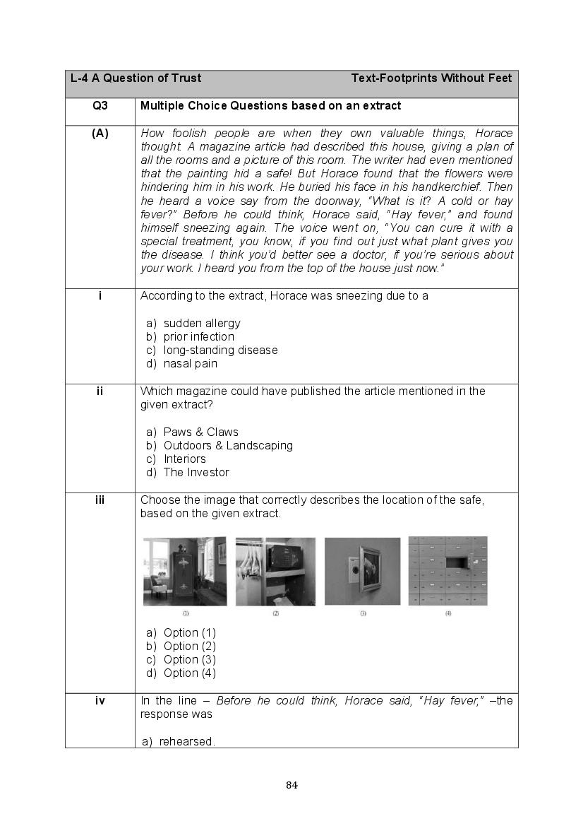 CBSE Class 10 English Question Bank (PDF) – Official CBSE Question Bank