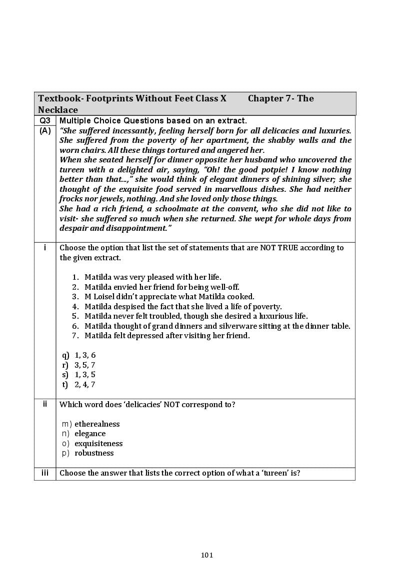 CBSE Class 10 English Question Bank (PDF) – Official CBSE Question Bank