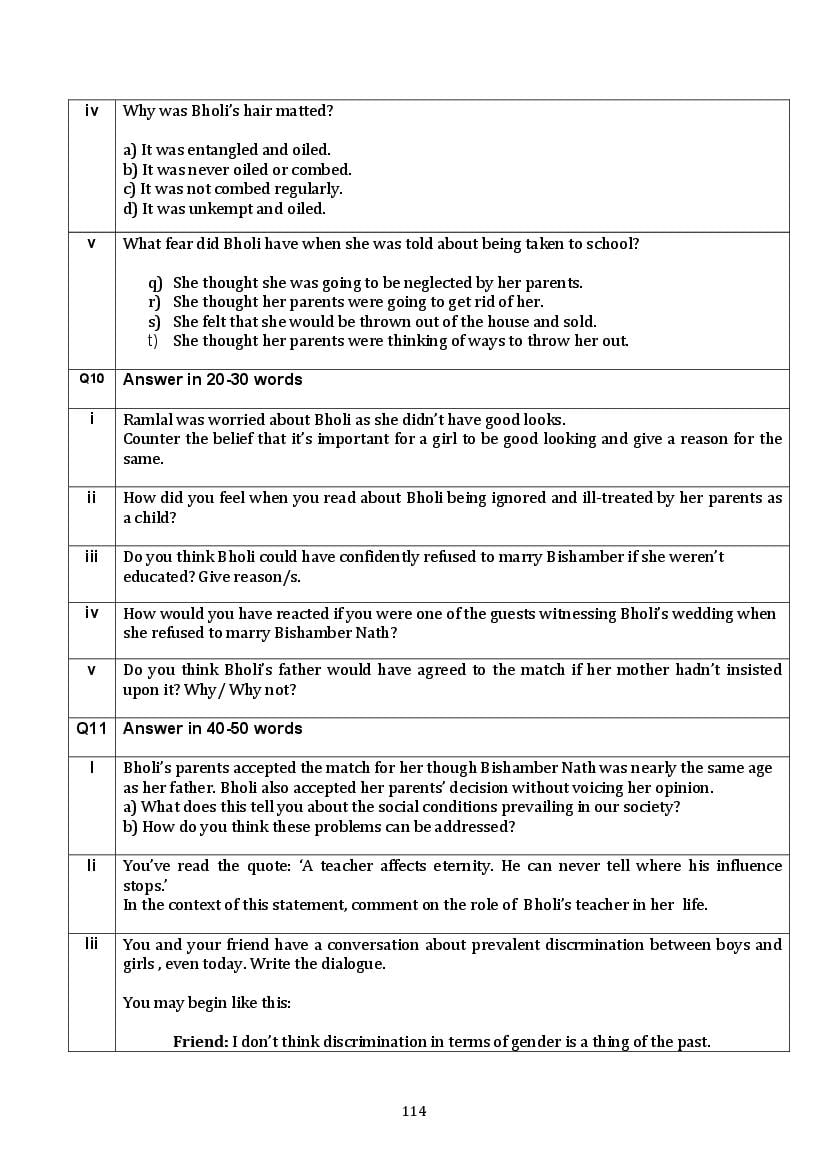CBSE Class 10 English Question Bank (PDF) – Official CBSE Question Bank