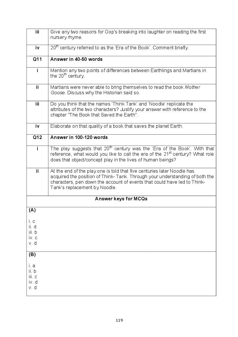 CBSE Class 10 English Question Bank (PDF) – Official CBSE Question Bank
