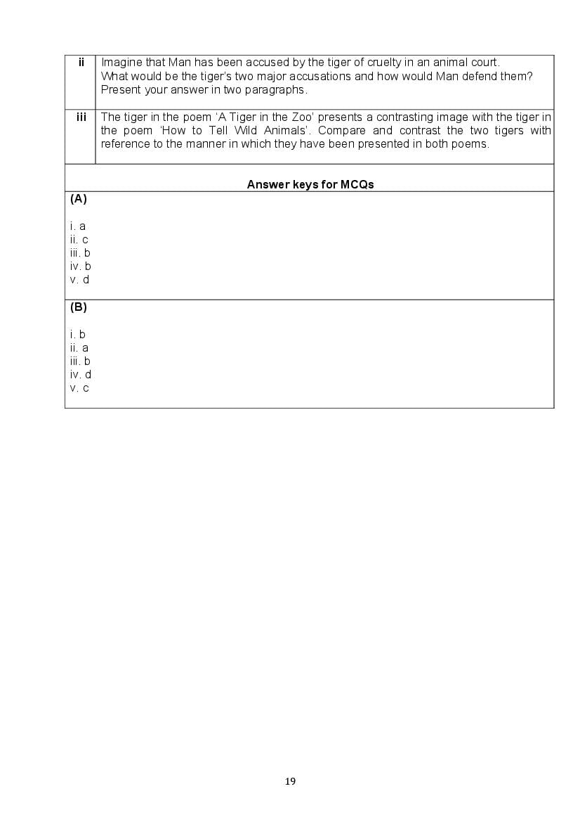 CBSE Class 10 English Question Bank (PDF) – Official CBSE Question Bank