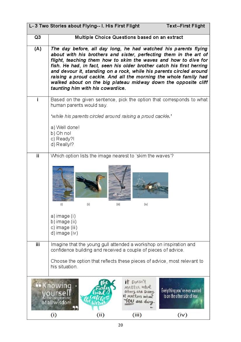 CBSE Class 10 English Question Bank (PDF) – Official CBSE Question Bank