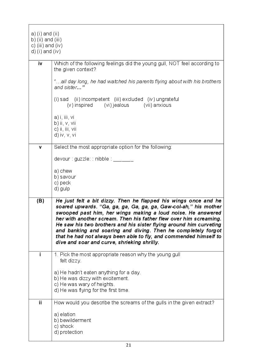 CBSE Class 10 English Question Bank (PDF) – Official CBSE Question Bank