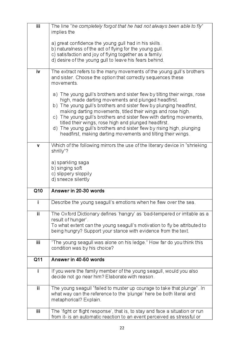 CBSE Class 10 English Question Bank (PDF) – Official CBSE Question Bank