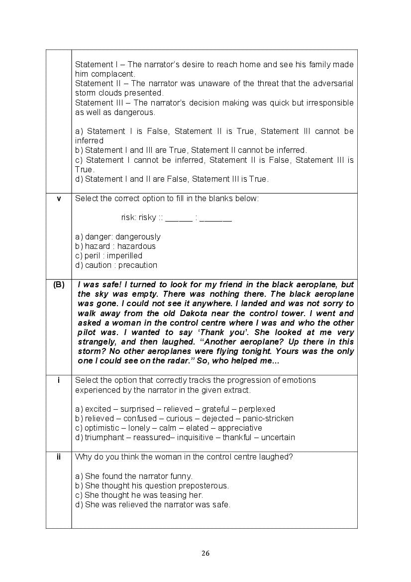 CBSE Class 10 English Question Bank (PDF) – Official CBSE Question Bank