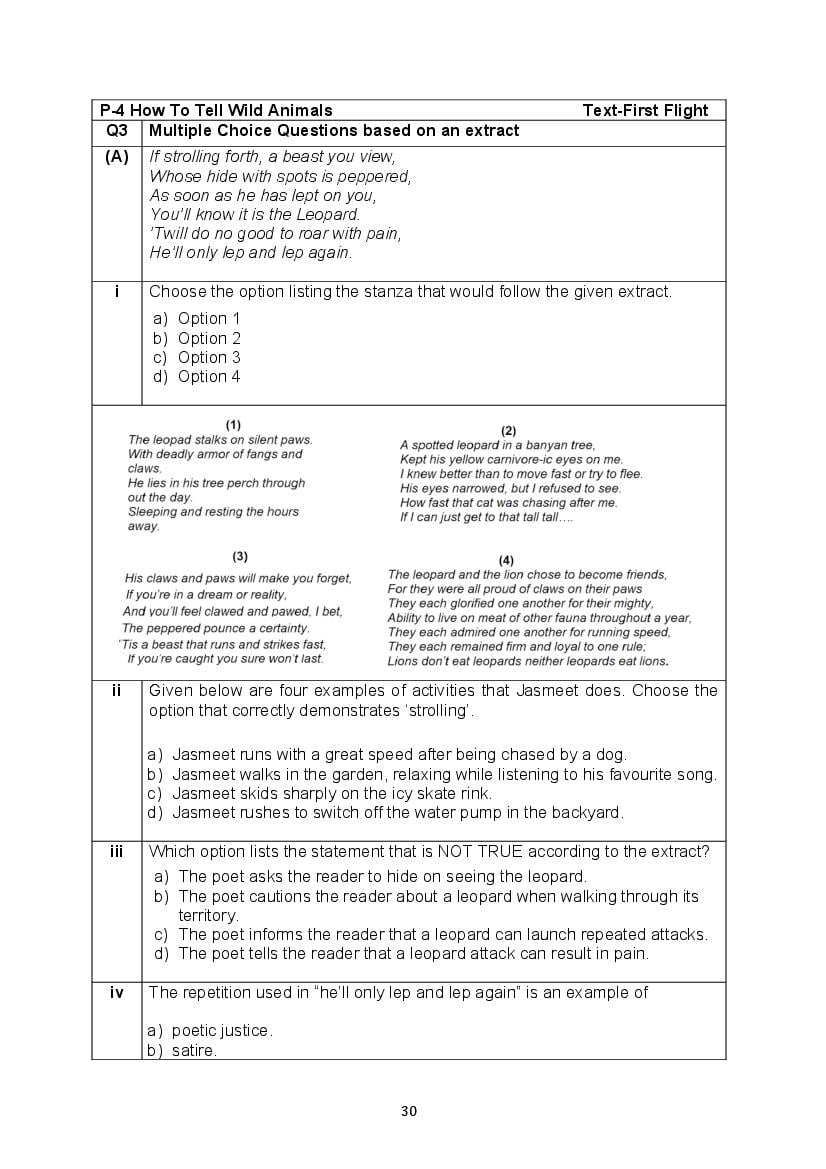 CBSE Class 10 English Question Bank (PDF) – Official CBSE Question Bank