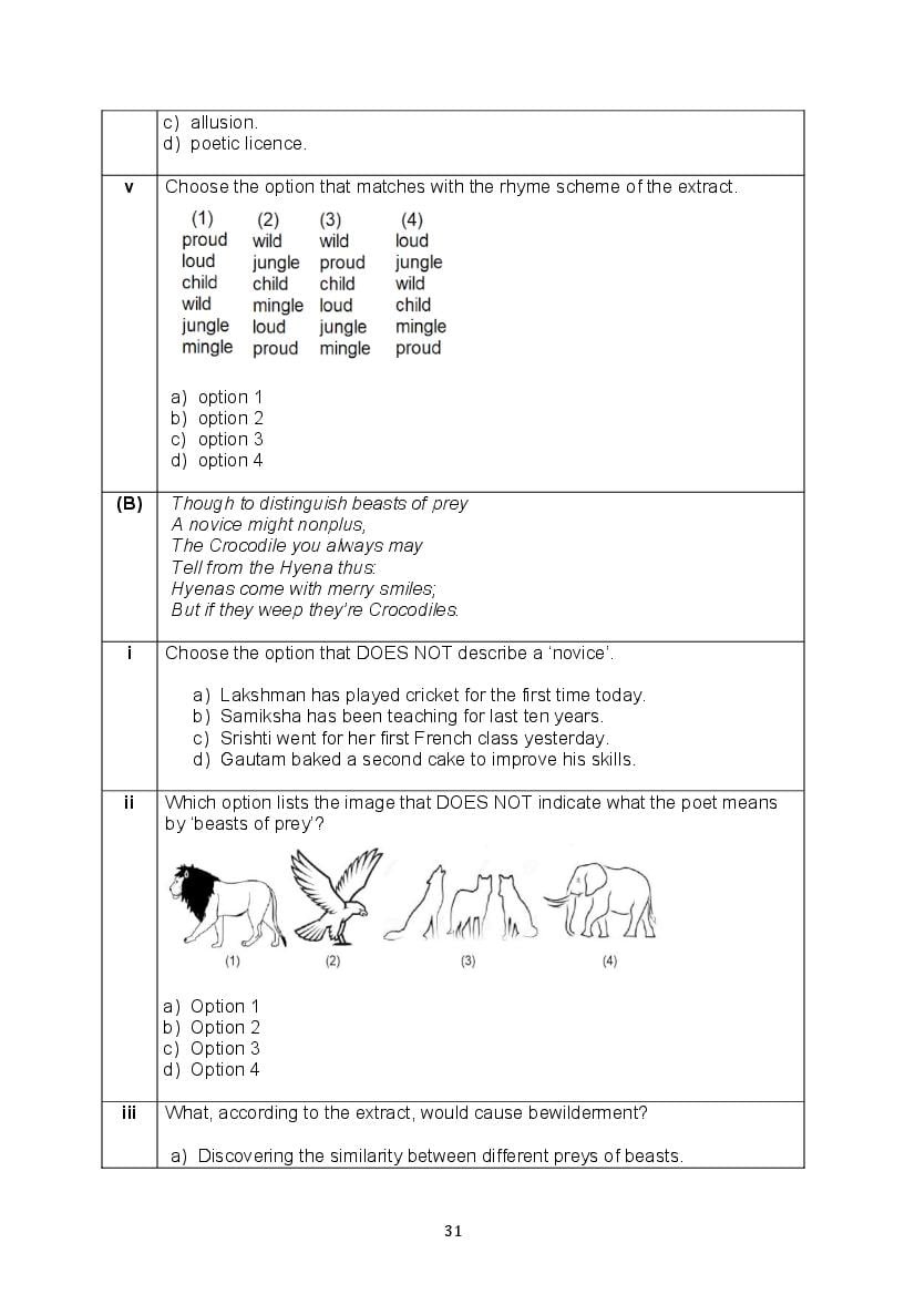 CBSE Class 10 English Question Bank (PDF) – Official CBSE Question Bank