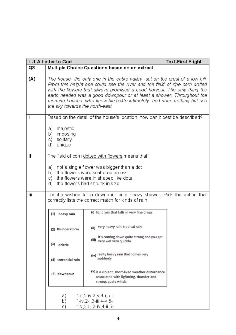 CBSE Class 10 English Question Bank (PDF) – Official CBSE Question Bank
