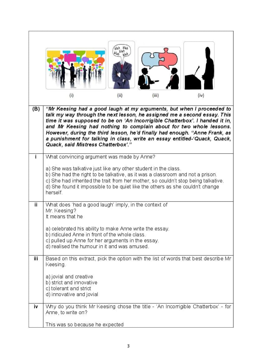 CBSE Class 10 English Question Bank (PDF) – Official CBSE Question Bank