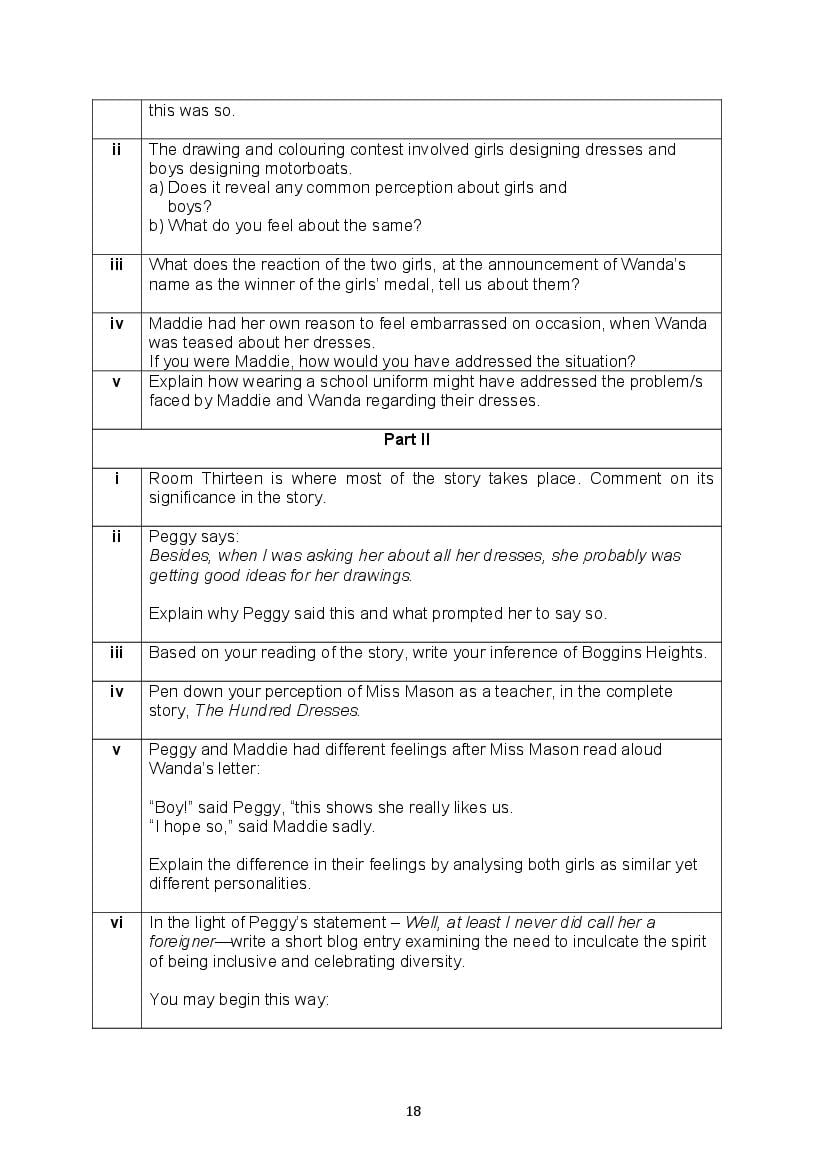 CBSE Class 10 English Question Bank (PDF) – Official CBSE Question Bank