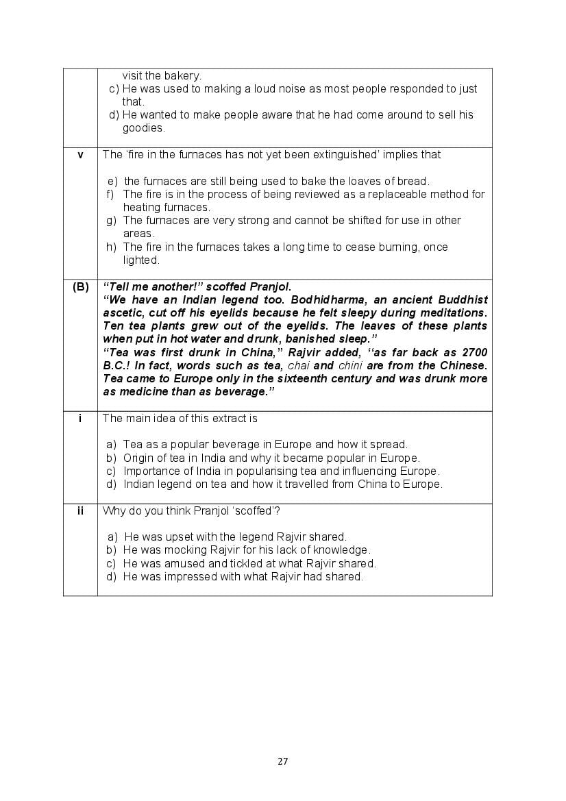 CBSE Class 10 English Question Bank (PDF) – Official CBSE Question Bank