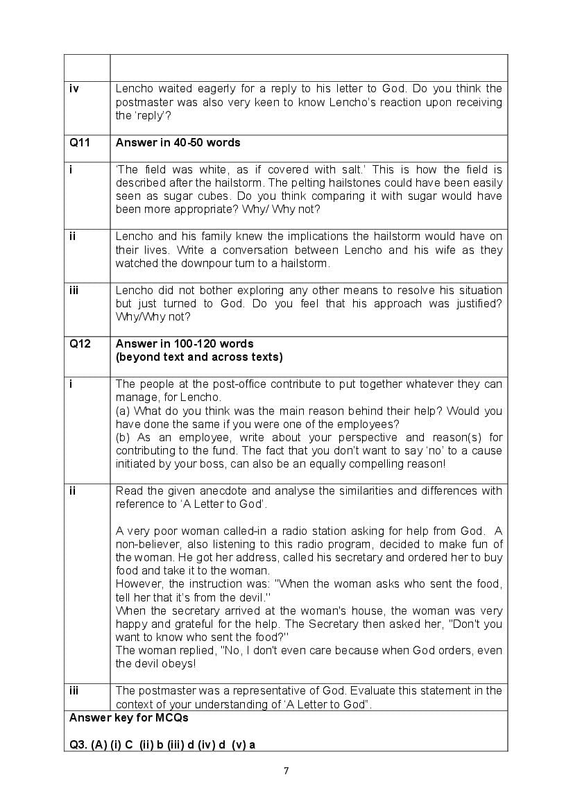 CBSE Class 10 English Question Bank (PDF) – Official CBSE Question Bank