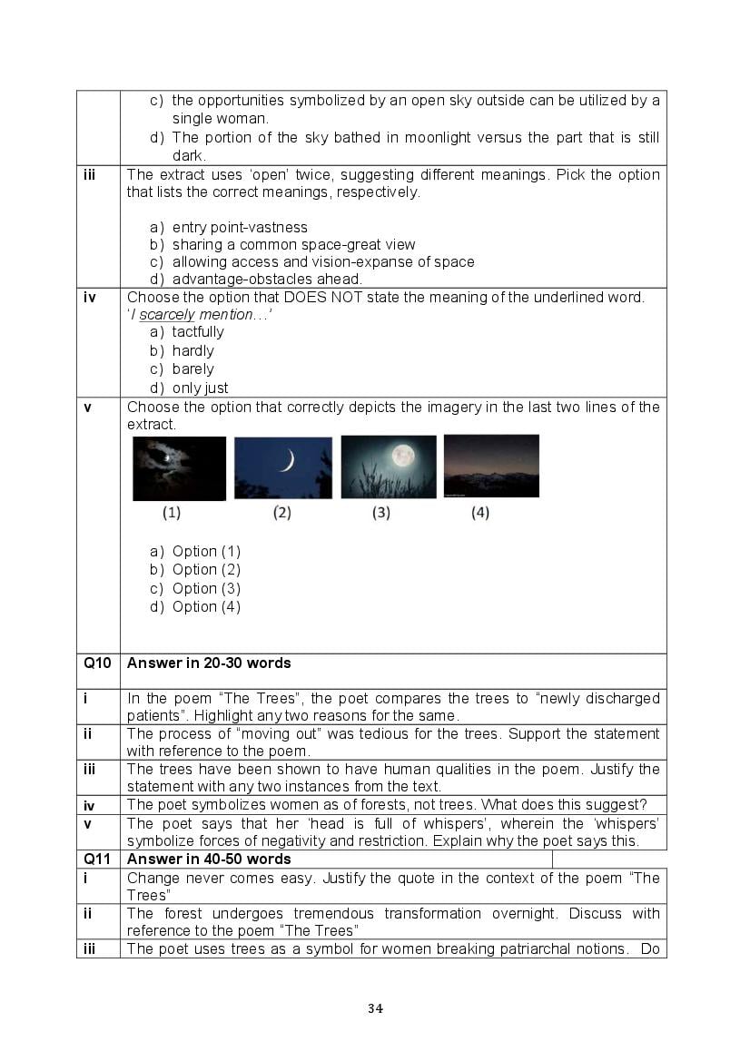 CBSE Class 10 English Question Bank (PDF) – Official CBSE Question Bank