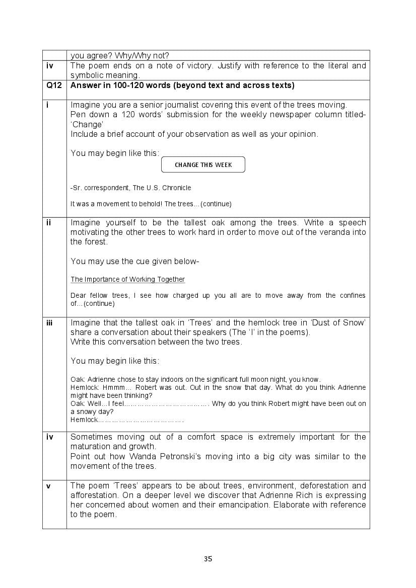 CBSE Class 10 English Question Bank (PDF) – Official CBSE Question Bank