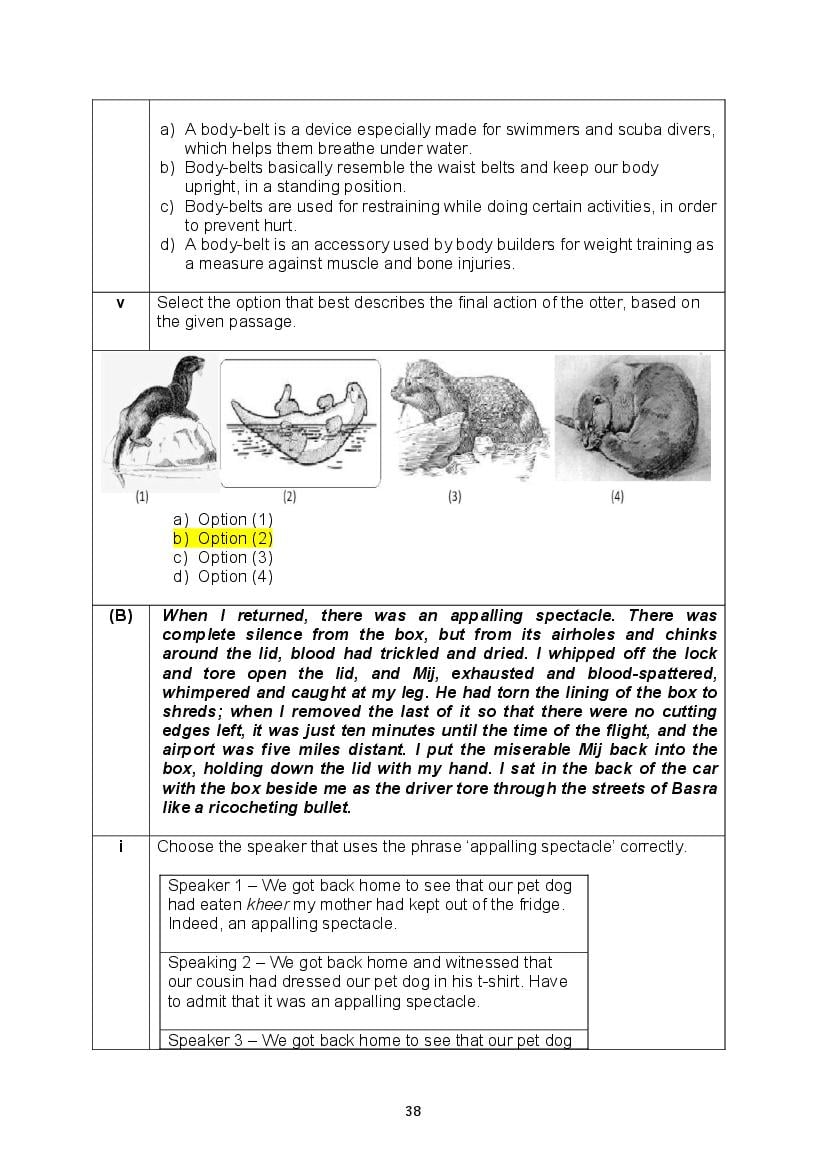 CBSE Class 10 English Question Bank (PDF) – Official CBSE Question Bank