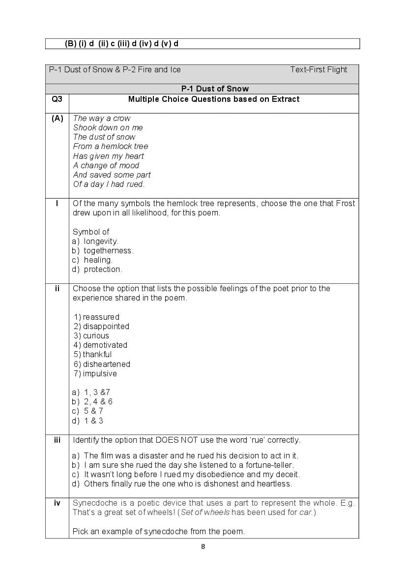 CBSE Class 10 English Question Bank (PDF) – Official CBSE Question Bank