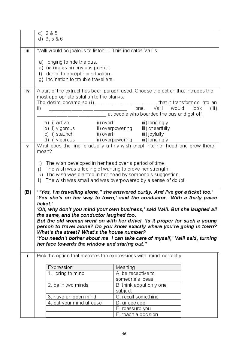 CBSE Class 10 English Question Bank (PDF) – Official CBSE Question Bank
