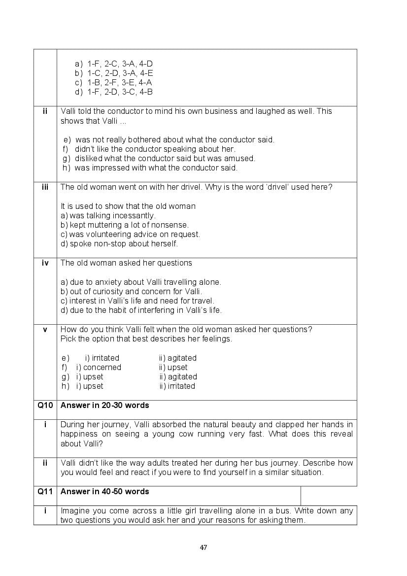 CBSE Class 10 English Question Bank (PDF) – Official CBSE Question Bank