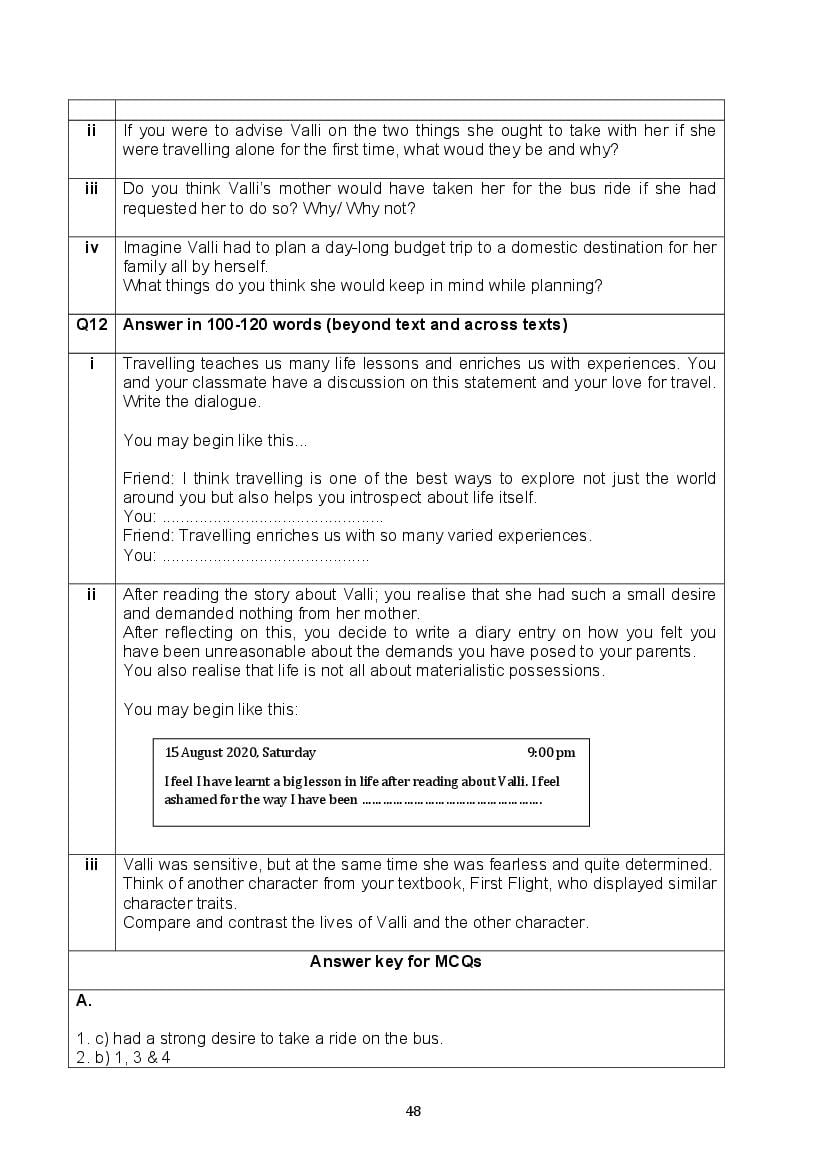 CBSE Class 10 English Question Bank (PDF) – Official CBSE Question Bank