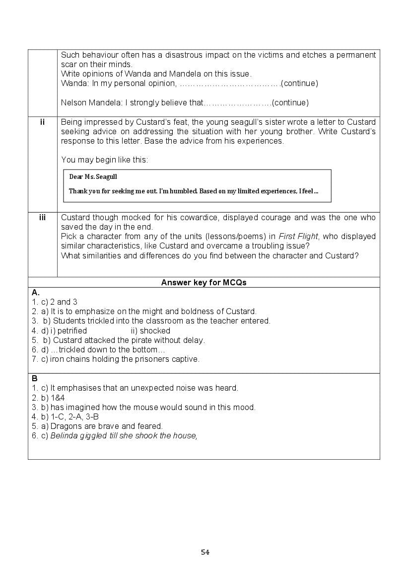 CBSE Class 10 English Question Bank (PDF) – Official CBSE Question Bank
