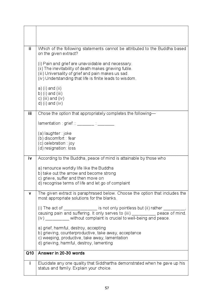 CBSE Class 10 English Question Bank (PDF) – Official CBSE Question Bank