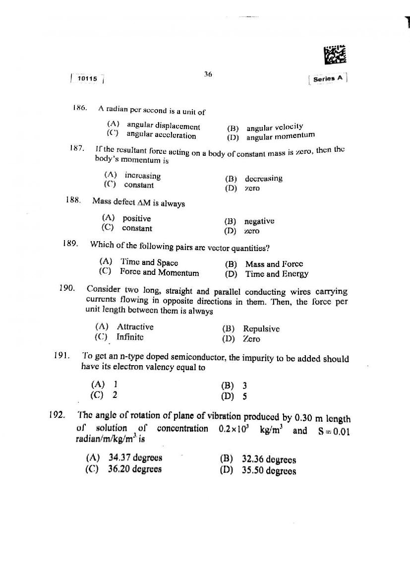 CUSAT CAT 2015 Question Papers PDF (B.Tech, Law, PG: 17 Papers)