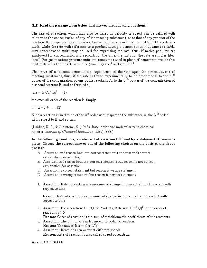 CBSE Class 12 Chemistry Question Bank (PDF) – Official CBSE Question Bank