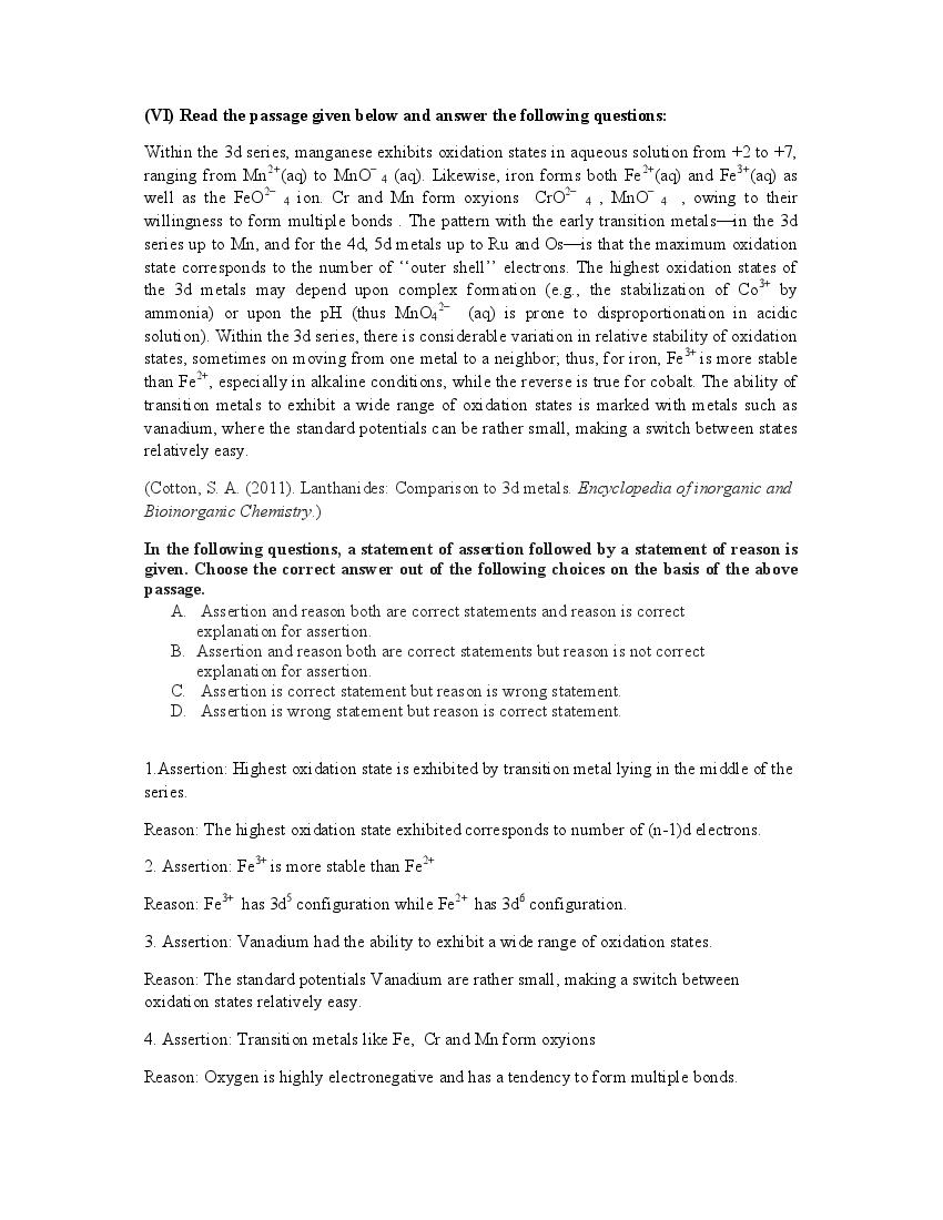 CBSE Class 12 Chemistry Question Bank (PDF) – Official CBSE Question Bank