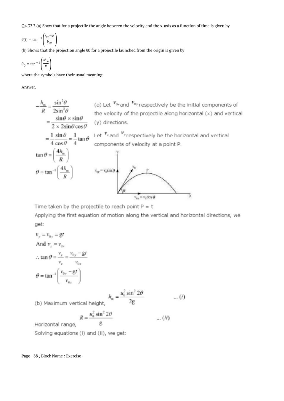 class 11 physics chapter 4 assignment