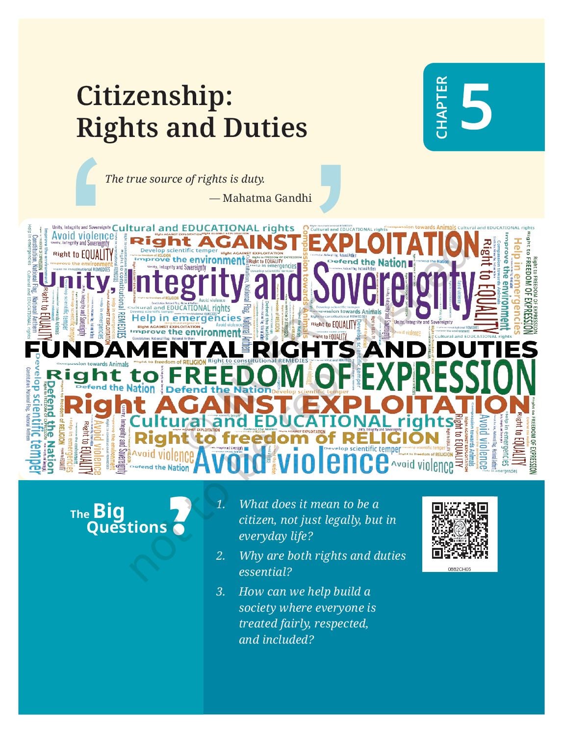 NCERT Book Class 8 Social Science (Exploring Society India and Beyond Part-II) Chapter 5 Citizenship: Rights and Duties - Page 1 of 24