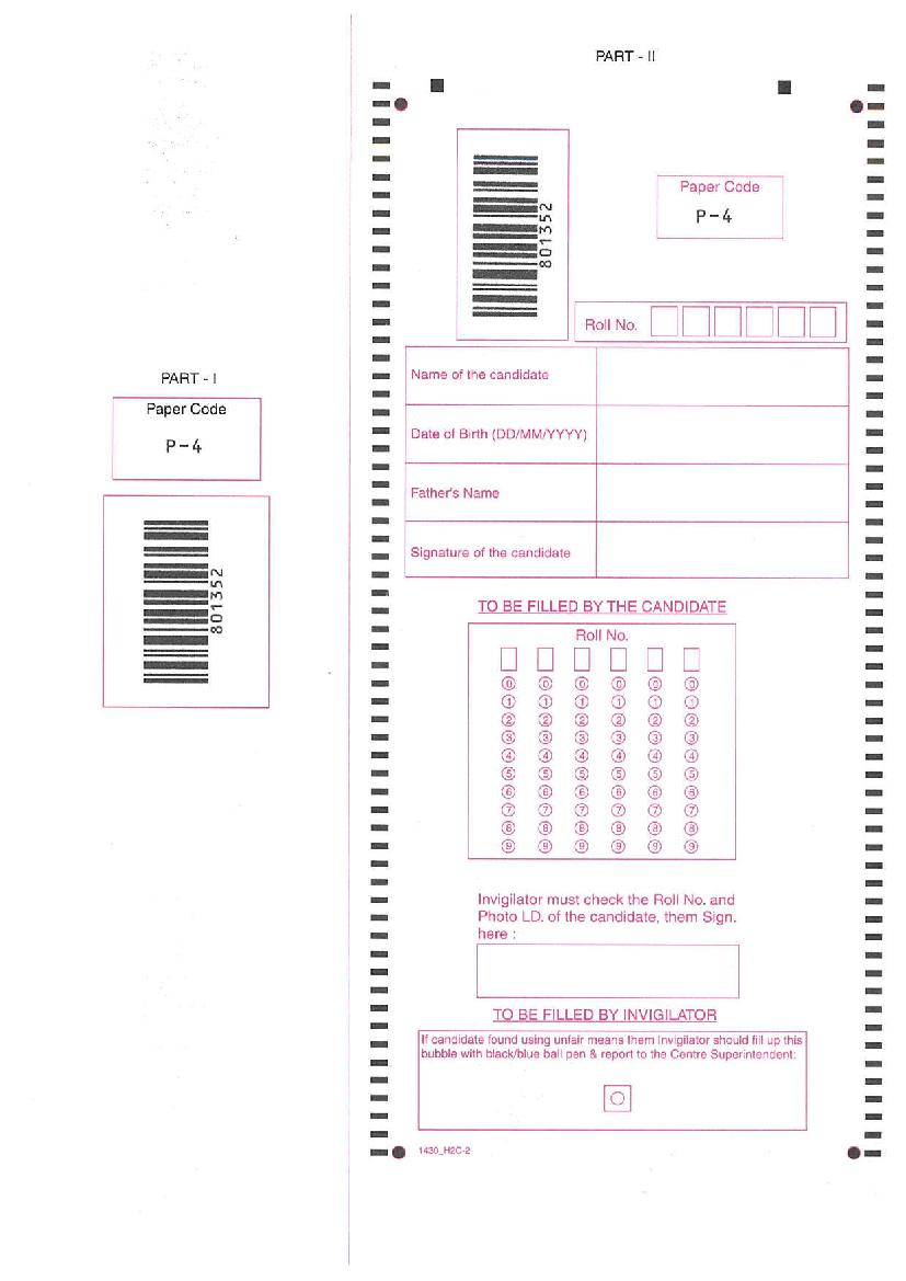 RPSC RAS 2018 Paper 4 Mains Question Paper - Page 1