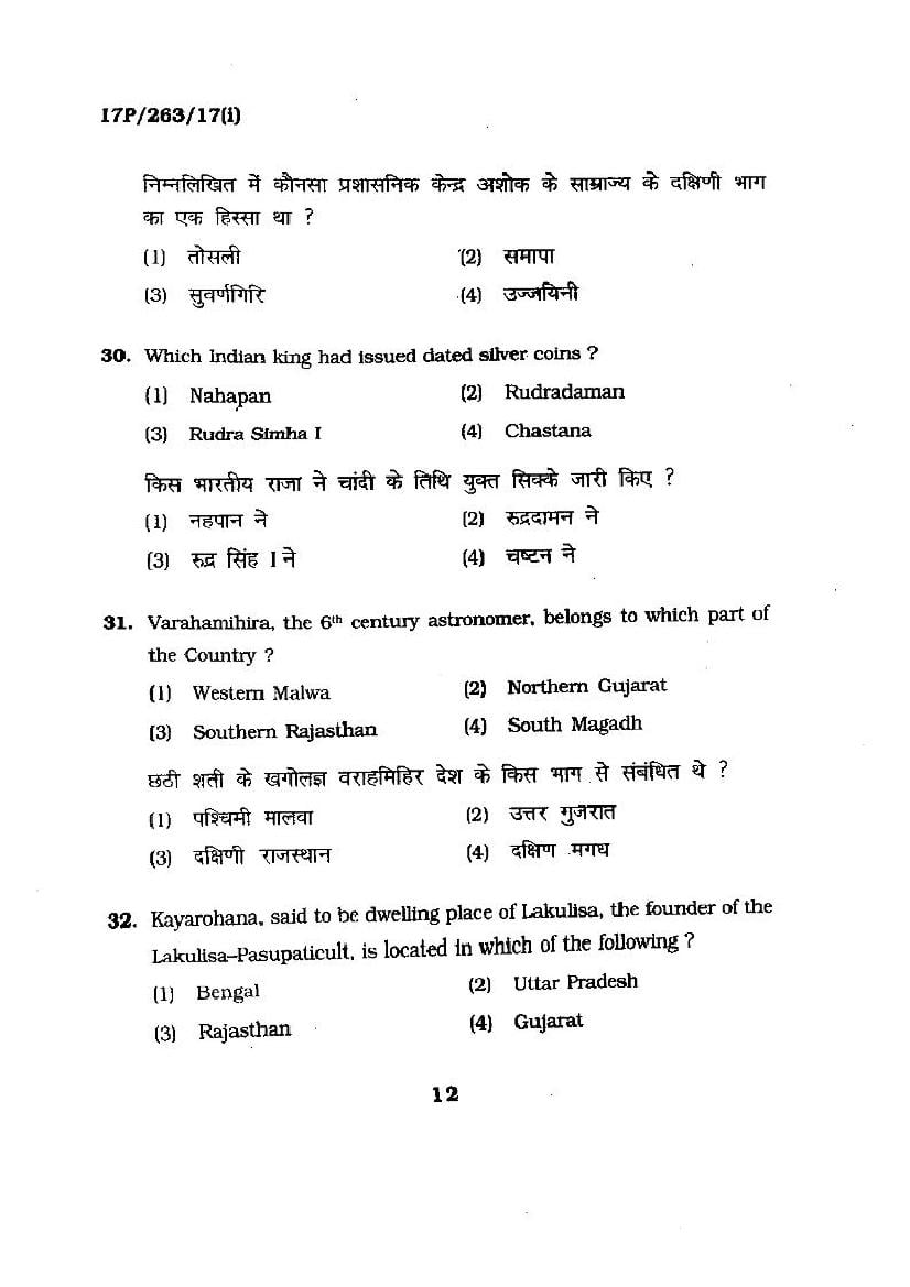 BHU PET 2017 Question Papers PDF (103 Programme Papers)
