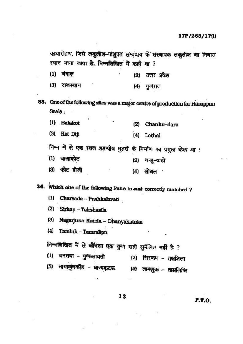 BHU PET 2017 Question Papers PDF (103 Programme Papers)