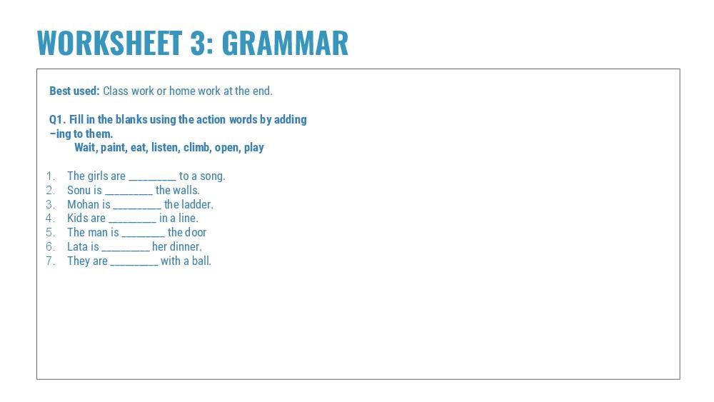 Teaching Material for Class 2 English – NCERT CBSE Handbook for Teachers
