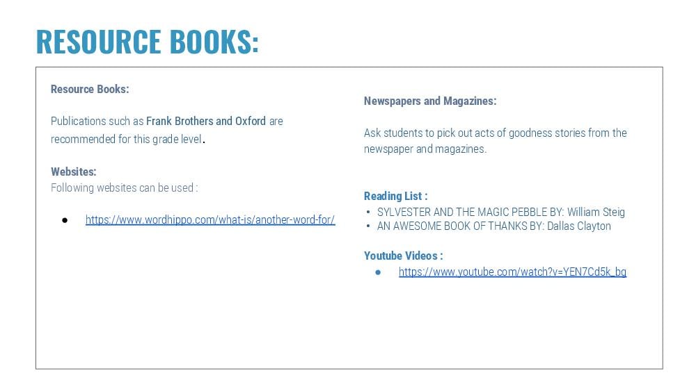 Teaching Material for Class 2 English – NCERT CBSE Handbook for Teachers